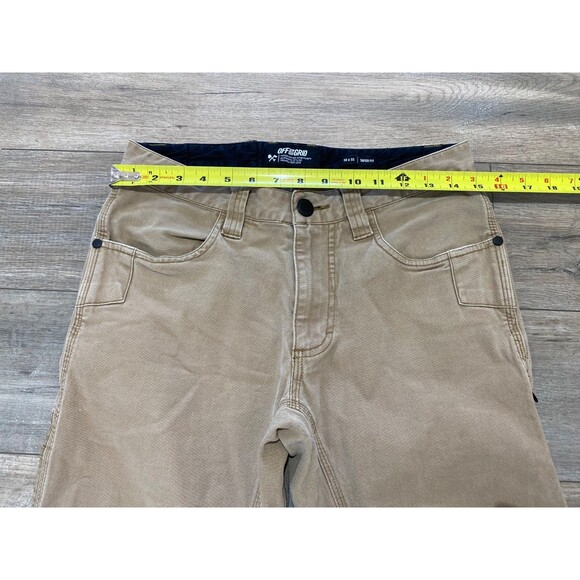 Off The Grid Trailblazer Cargo Pants Men’s 30x32 Brown Tactical Stretch Utility - Picture 5 of 10